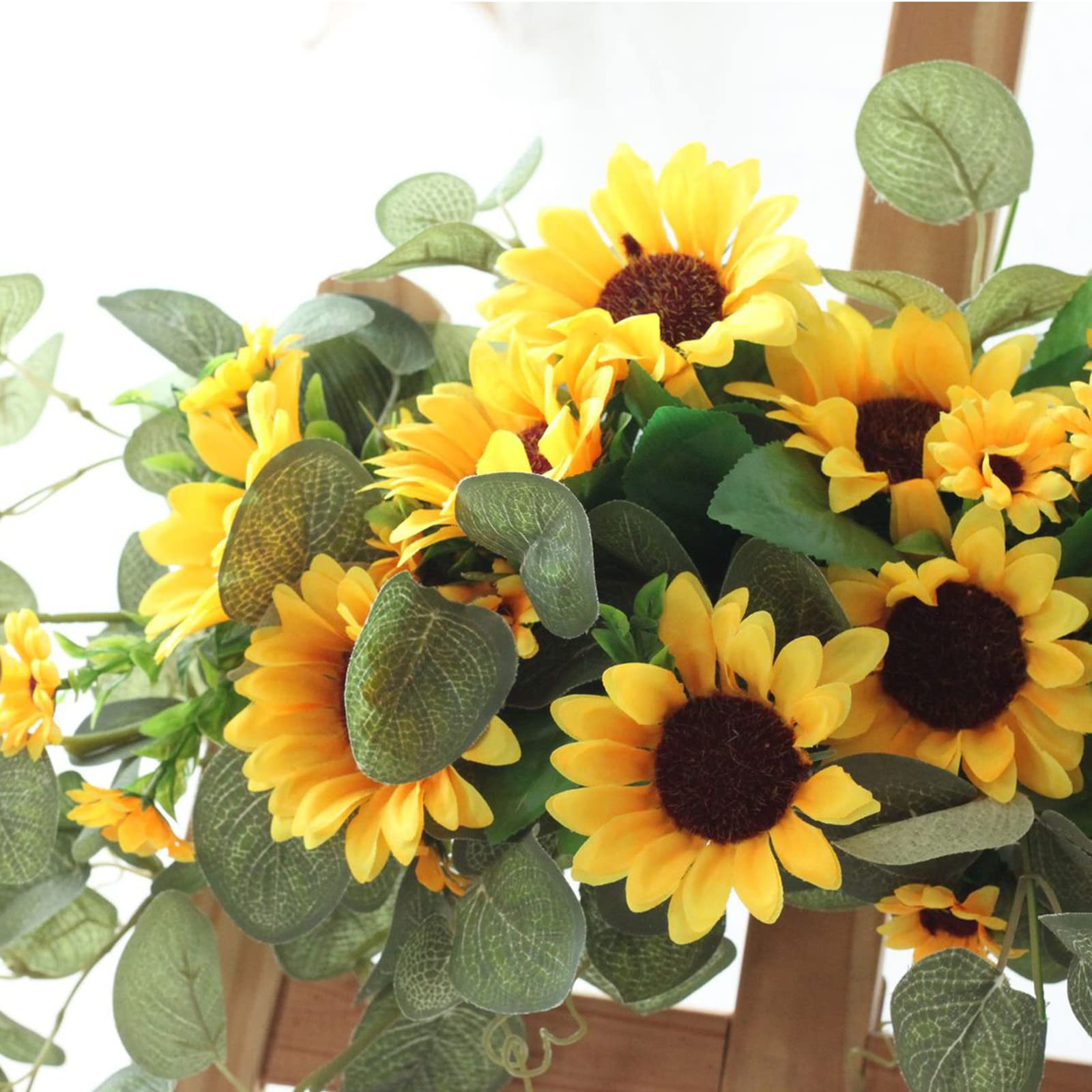 botanical swag wild flowerＡ Wildflower Wedding Flower Swag: Yellow Artificial Floral